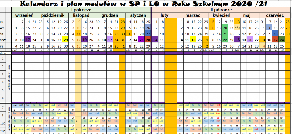 Szkoła Pracownik Niepełnoetatowy A Plan Lekcji www.waldorfska.org