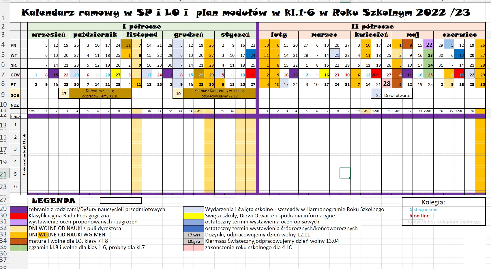 Plan Lekcji W Lo 23 www.waldorfska.org